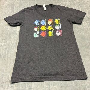 New Bella Canvas WNBA T-Shirt, Gray, All Teams, All-Stars, Basketball, Size S